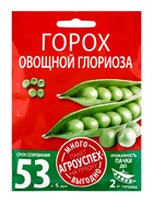 Семена Горох Глориоза сахарный Агроуспех Много-Выгодно 40г (35)  (артикул 10965676)  большой выбор товаров оптом и в розницу по низким ценам с доставкой