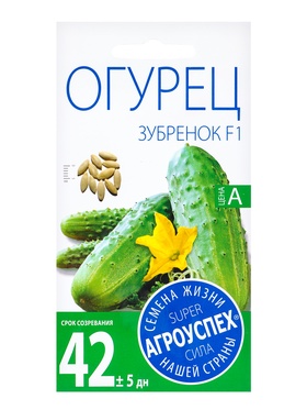 Семена Огурец Зубренок F1 Агроуспех 0,3г (400)