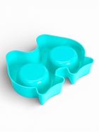 Миска двойная «Рыбы», 2×250 мл, фигурная, пластик, голубая  (артикул 10951629)  большой выбор товаров оптом и в розницу по низким ценам с доставкой