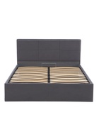 Кровать двуспальная «Агата», с подъёмным механизмом, 1600×2000 мм, велюр, цвет графит - Фото 4