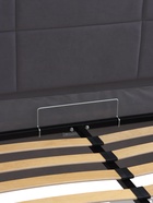 Кровать двуспальная «Агата», с подъёмным механизмом, 1600×2000 мм, велюр, цвет графит - Фото 8