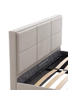 Кровать с подъемным механизмом Агата 1600х2000 велюр Бежевый  (артикул 10984754)  большой выбор товаров оптом и в розницу по низким ценам с доставкой