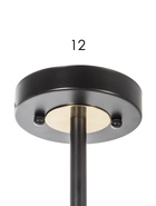 Люстра ЭкономСвет 10275/10, 10×40 Вт, E14, 65×65×45-110 см, основание чёрное - Фото 7