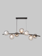 Светильник подвесной ЭкономСвет 13100/7MBK, 7×7 Вт, G9, 93×28×17-90 см, чёрный - Фото 2