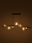 Светильник подвесной ЭкономСвет 13100/7MBK, 7×7 Вт, G9, 93×28×17-90 см, чёрный - Фото 3