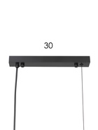 Светильник подвесной ЭкономСвет 13100/7MBK, 7×7 Вт, G9, 93×28×17-90 см, чёрный - Фото 5