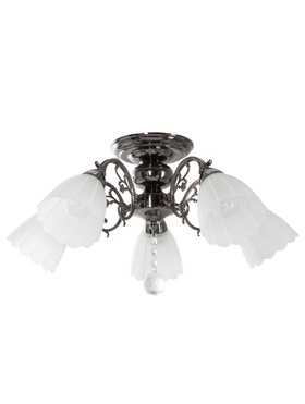 Люстра 4671/5AN, 5х40Вт, E27, 55х55х33 см, цвет черный хром  (артикул 10986807)  большой выбор товаров оптом и в розницу по низким ценам с доставкой