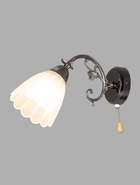 Бра ЭкономСвет 4671/1wAN, 1×40 Вт, E27, 30×10×18 см, чёрный хром - Фото 2