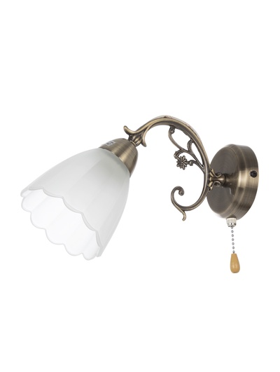 Бра ЭкономСвет 4671/1wAB, 1×40 Вт, E27, 30×10×18 см, бронзовое