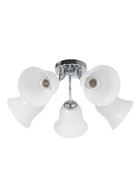 Люстра ЭкономСвет 20130/5CR, 5×40 Вт, E27, 50×50×20 см, цвет хром - Фото 1