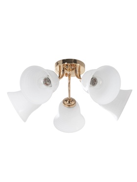 Люстра 20130/5GD, 5х40Вт, E27, 50х50х20 см, цвет золото  (артикул 10986814)  большой выбор товаров оптом и в розницу по низким ценам с доставкой