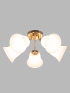 Люстра 20130/5GD, 5х40Вт, E27, 50х50х20 см, цвет золото  (артикул 10986814)  большой выбор товаров оптом и в розницу по низким ценам с доставкой