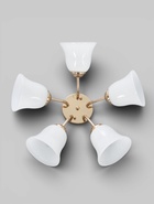 Люстра ЭкономСвет 20130/5GD, 5×40 Вт, E27, 50×50×20 см, золотая - Фото 4