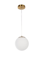 Светильник подвесной 10274/1GD, 1х40Вт, E27, 13,5х13,5х13-75 см, цвет золото/белый  (артикул 10986818)  большой выбор товаров оптом и в розницу по низким ценам с доставкой