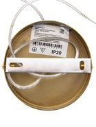 Светильник подвесной 10274/1GD, 1х40Вт, E27, 13,5х13,5х13-75 см, цвет золото/белый  (артикул 10986818)  большой выбор товаров оптом и в розницу по низким ценам с доставкой