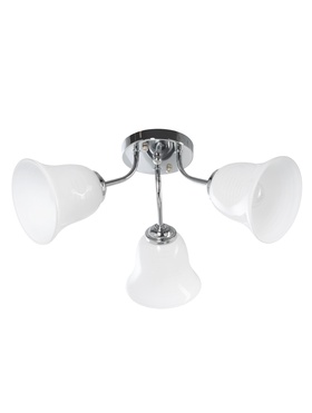 Люстра 20130/3CR, 3х40Вт, E27, 50х50х20 см, цвет хром  (артикул 10986821)  большой выбор товаров оптом и в розницу по низким ценам с доставкой