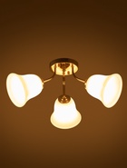 Люстра 20130/3GD, 3х40Вт, E27, 50х50х20 см, цвет золото 10986822