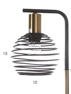 Бра 11152/1wBK, 1х40Вт, E27, 20х15х32 см, чёрный/золото  (артикул 10986823)  большой выбор товаров оптом и в розницу по низким ценам с доставкой