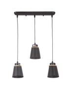 Светильник подвесной 30136/3L BK, 3х40Вт, E27, 84,5х12х20-90 см, чёрный  (артикул 10986825)  большой выбор товаров оптом и в розницу по низким ценам с доставкой