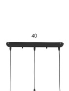 Светильник подвесной ЭкономСвет 30136/3L BK, 3×40 Вт, E27, 84.5×12×20-90 см, чёрный - Фото 4