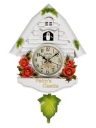 УЦЕНКА Часы настенные интерьерные большие с кукушкой «Замок фей», плавный ход, 44×26 см - Фото 2