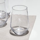 УЦЕНКА Набор стаканов, 400 мл, d=6 см, h=12 см, 5 шт., стекло, прозрачный - Фото 2