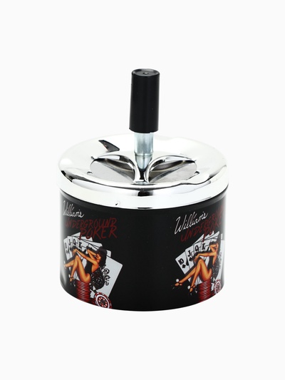 УЦЕНКА Пепельница для дома бездымная «Игротека», для сигарет и стиков, 12.5×9 см