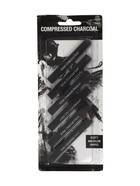 УЦЕНКА Уголь прессованный черный 6 штук в наборе (2шт-мягкий,2шт-средний,2шт-твердый) 10990285