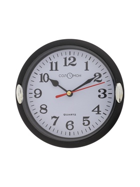 {{photo.Alt || photo.Description || 'УЦЕНКА Часы настенные интерьерные «Джесика», для дома и дачи, d=15 см, циферблат d=13 см, черные 831'}}