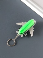 Брелок - фонарик для ключей на кольце «Самолёт», мигает, инерционный, 7×6×1.8 см, МИКС - Фото 4