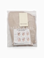 Чалма - тюрбан для волос MINAKU, 25×68 см, тенсель, бежевая - Фото 6