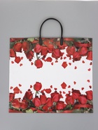 Пакет "Гран При", полиэтиленовый с пластиковой ручкой, 38 х 34 + 3 см, 90 мкм  (артикул 10962314)  большой выбор товаров оптом и в розницу по низким ценам с доставкой