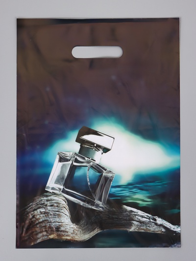 Пакет «Мужской аромат», полиэтиленовый с вырубной ручкой, 29×40 см, 35 мкм