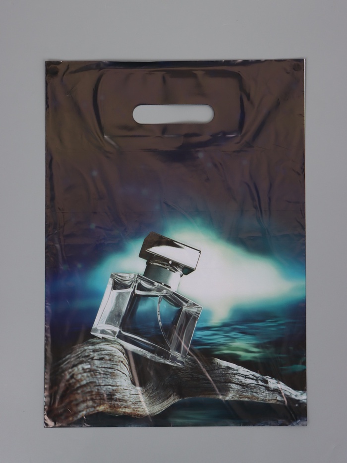 Пакет «Мужской аромат», полиэтиленовый с вырубной ручкой, 29×40 см, 35 мкм - Фото 1