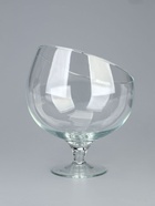 УЦЕНКА Ваза "Роджер" бокал с косым срезом d-15см, h-16см v-0,35л 1681 прозрачная - Фото 3