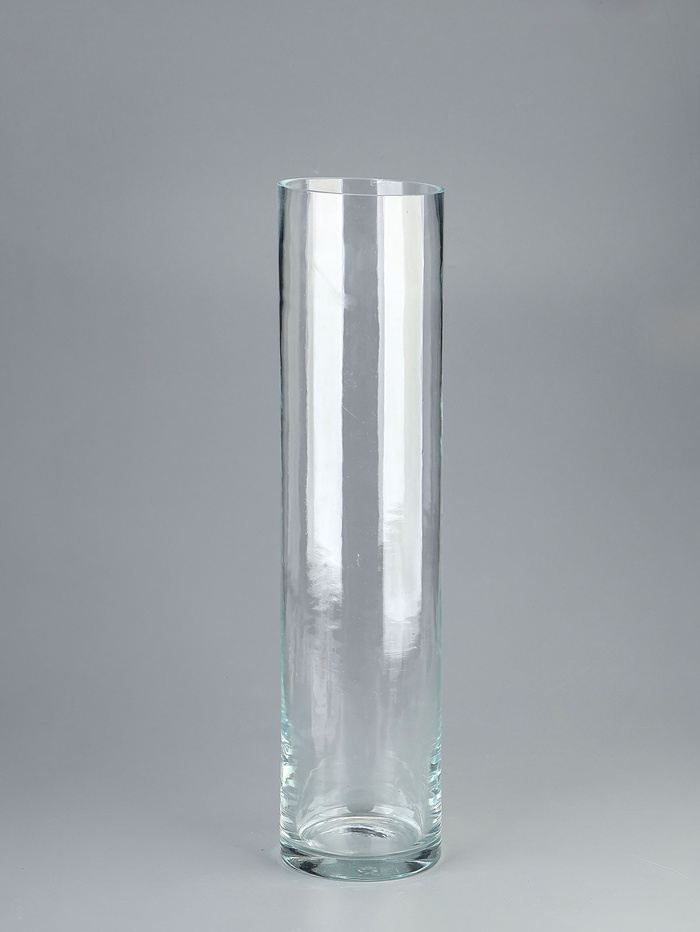 УЦЕНКА Ваза "Иберетта-1" 50х12см, 4,65л прозрачная - Фото 1