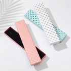 Набор коробочек подарочных 6 шт. под браслет, цепочку, часы «Горошинки золотые», 21×4 см, МИКС - Фото 2