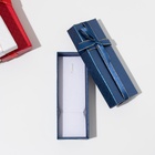 Набор коробочек подарочных 6 шт. под браслет, кулон, цепочку «Бантик стеганный»,12×4.3×2.5 см, цвет МИКС - Фото 3