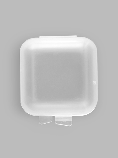 Бокс для хранения мелочей, 3.5×3.5×1.8 см, пластиковый, прозрачный