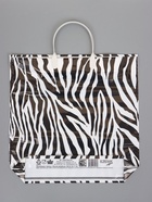 Пакет подарочный «Зебра» полиэтиленовый с пластиковой ручкой, 35×36 см, 85 мкм - Фото 2