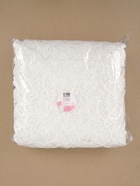 УЦЕНКА Кружевная эластичная ткань 17см*25±1ярд(23м±1м) пятилистник белый АУ - Фото 5