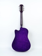 УЦЕНКА Акустическая гитара Music Life QD-H38Q-hw, фиолетовая - Фото 3