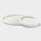 УЦЕНКА Набор тарелок Magistro OliveQueen, 3 шт., d=14 см, d=19 см, d=23 см, 23×23×10 см - Фото 5