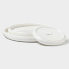 УЦЕНКА Набор тарелок Magistro OliveQueen, 3 шт., d=14 см, d=19 см, d=23 см, 23×23×10 см - Фото 6