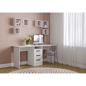 {{photo.Alt || photo.Description || 'УЦЕНКА Стол письменный СТН-2, 1660х600х750, Белый бриллиант/Белый'}}