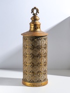 Подсвечник на 1 свечу «Фонарь. Ромашки», металл под золото, d=14 см, 19×19×54.5 см - Фото 4