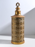 Подсвечник на 1 свечу «Фонарь. Ромашки», металл под золото, d=14 см, 19×19×54.5 см - Фото 5