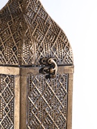 Подсвечник на 1 свечу «Арабская ночь», металл под золото с белой патиной, d=9.5 см, 19×19×108 см  (артикул 10962082)  большой выбор товаров оптом и в розницу по низким ценам с доставкой