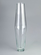 УЦЕНКА Ваза "Диаболо" d-9см, 60х15 см, 6,2л 2273 прозрачная - Фото 1
