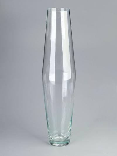 УЦЕНКА Ваза "Диаболо" d-9см, 60х15 см, 6,2л 2273 прозрачная